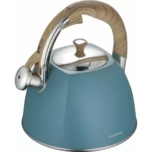 Kettle with whistle Klausberg KB-7499, 3 L, stainless steel, stovetop