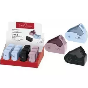 Manual pencil sharpener Faber-Castell 182774 Black Blue Pink