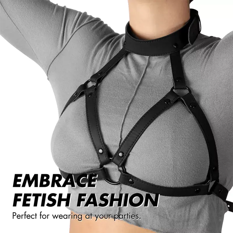 Нагрудная портупея fetish submissive D-237017 Photo 6