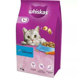 WHISKAS Cat Adult ar tunci - sausa kaķu barība - 7 kg