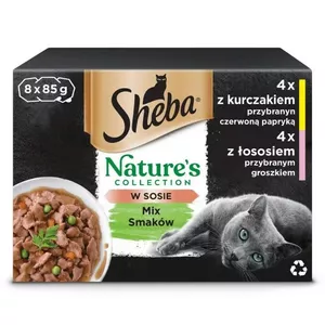 SHEBA Nature's Collection Mix - wet cat food - 8x85g