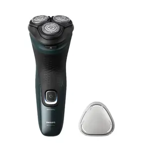Philips 3000X Series X3052/00 sausās un mitrās skūšanas elektriskais skuveklis ar PowerCut asmeņu sistēmu, trimeri un akumulatora barošanu