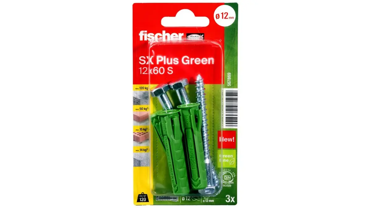 Screw & wall plug kit Fischer 567869 Photo 2