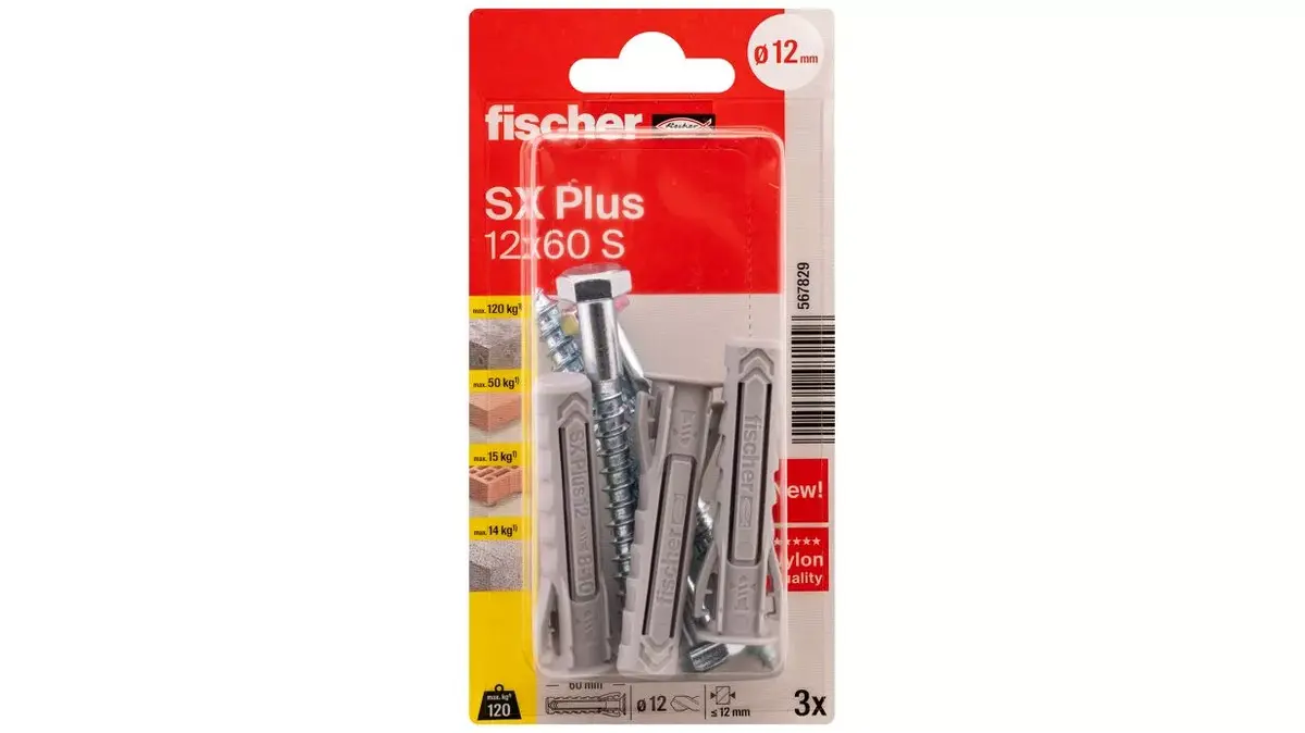 Комплект винтов и дюбелей Fischer 567829 Photo 2