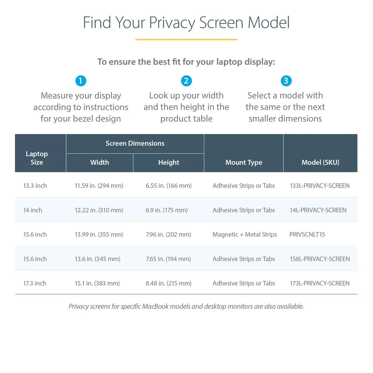Privātuma ekrāna filtrs StarTech.com 156G-PRIVACY-SCREEN Photo 11
