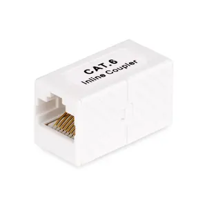 StarTech.com RJ45 Inline Cat6 Coupler Female to Female T568B Unshielded Ethernet Cable Extension White