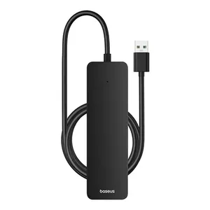 Centrmezgls Baseus UltraJoy Series Lite 4-Port 2m (USB uz USB3.0*4) (melns)