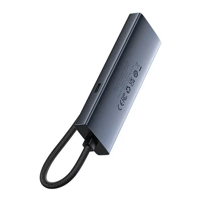 Baseus UltraJoy Series Lite 4-portu USB-C centrmezgls Photo 3