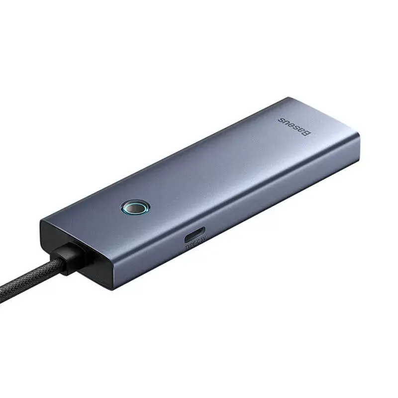 Baseus UltraJoy Series Lite 4-portu USB-C centrmezgls Photo 4