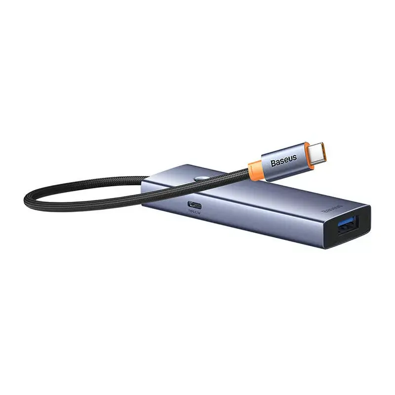 Baseus UltraJoy Series Lite 4-portu USB-C centrmezgls Photo 6