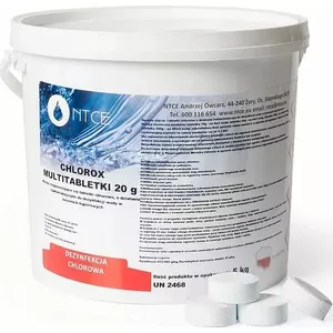 Chlorine Granules NTCE Chlorox 20g for Pool Water Treatment, 5 kg