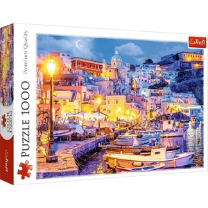 Пазл TREFL «Procida Island by Night» — 1000 элементов, ночной вид Италии