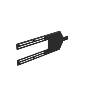 POS mount bracket Ergonomic Solutions SpacePole Kiosk straight (Landscape) for 15–22" displays, metal, black, 121.9×6×405 mm