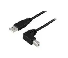 MicroConnect USB Kabelis USB 2.0 USB Type-A uz leņķveida USB Type-B 10 m melns