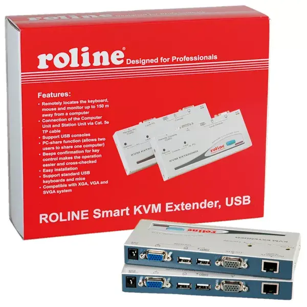 KVM удлинитель ROLINE Smart USB 14.01.3249 Photo 3
