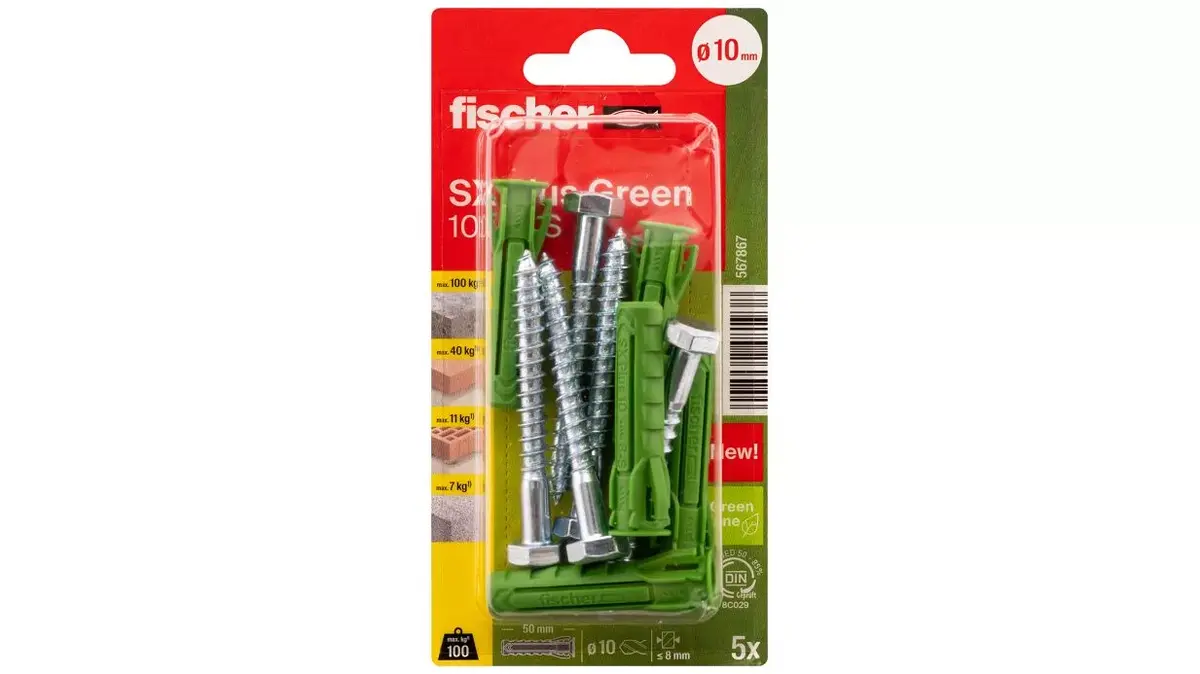 Skrūvju un dībeļu komplekts Fischer 567867 Photo 2