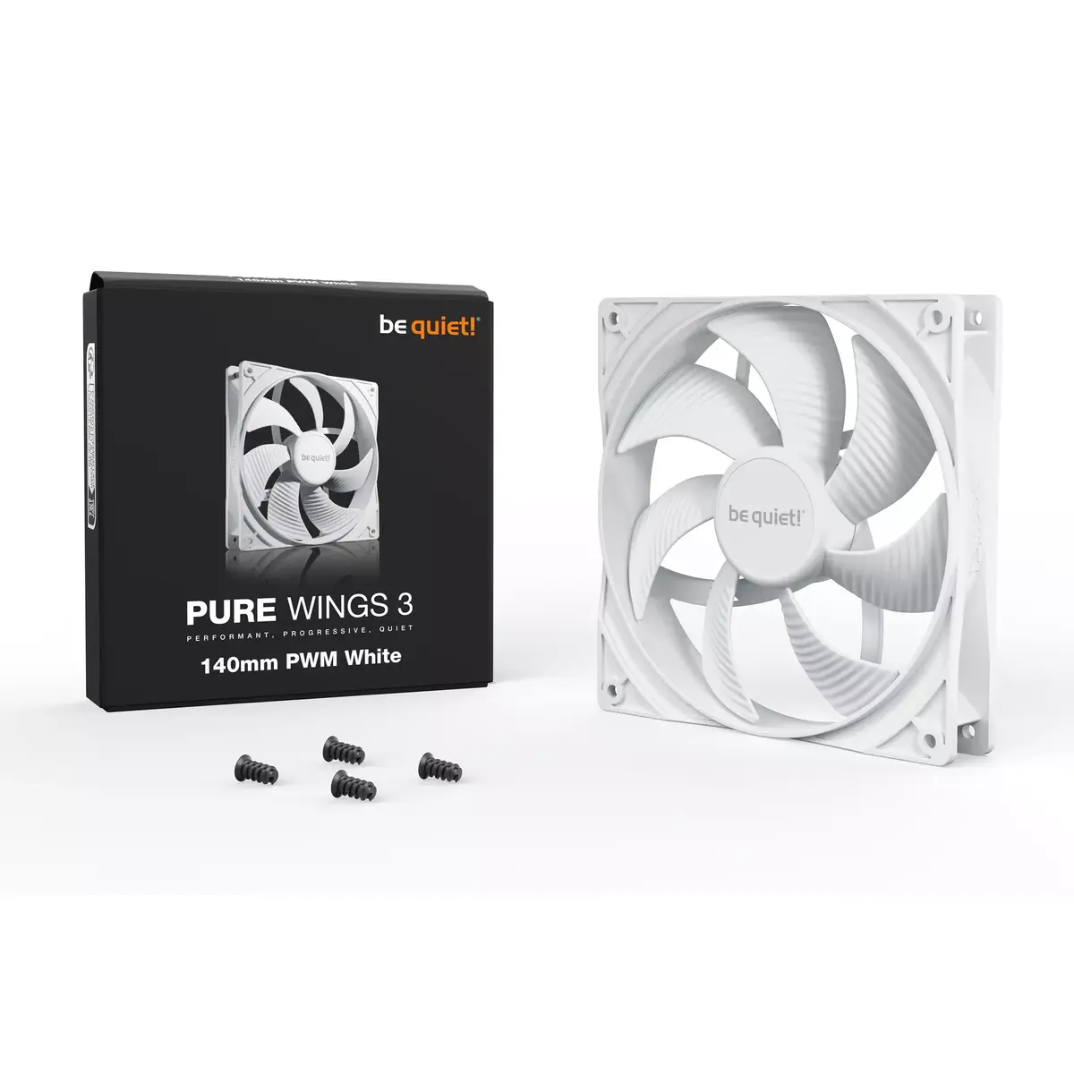 Ventilators be quiet! Pure Wings 3 140mm PWM White Photo 3