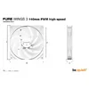 Ventilators be quiet! Pure Wings 3 140mm PWM augstas ātruma balts Photo 5