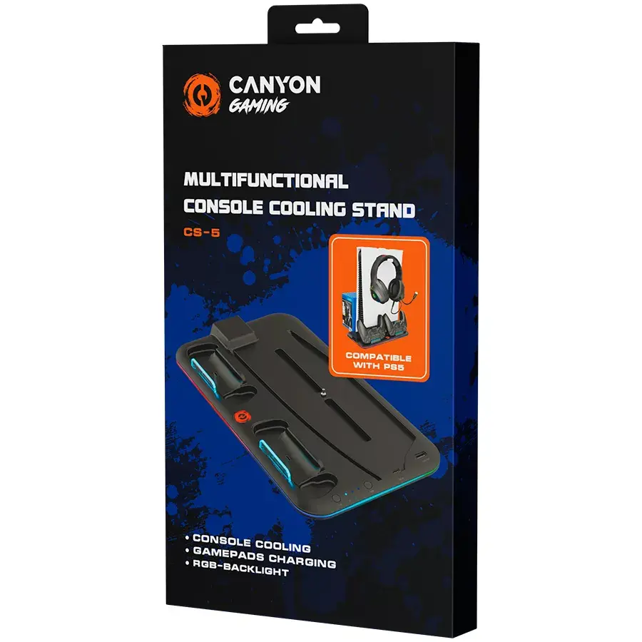 CANYON CS-5 RGB cooling stand for PS5 CND-CSPS5B Photo 4
