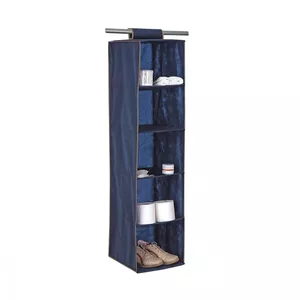 5-shelf organiser ORDINETT 1234012 30×30×120 cm Blue