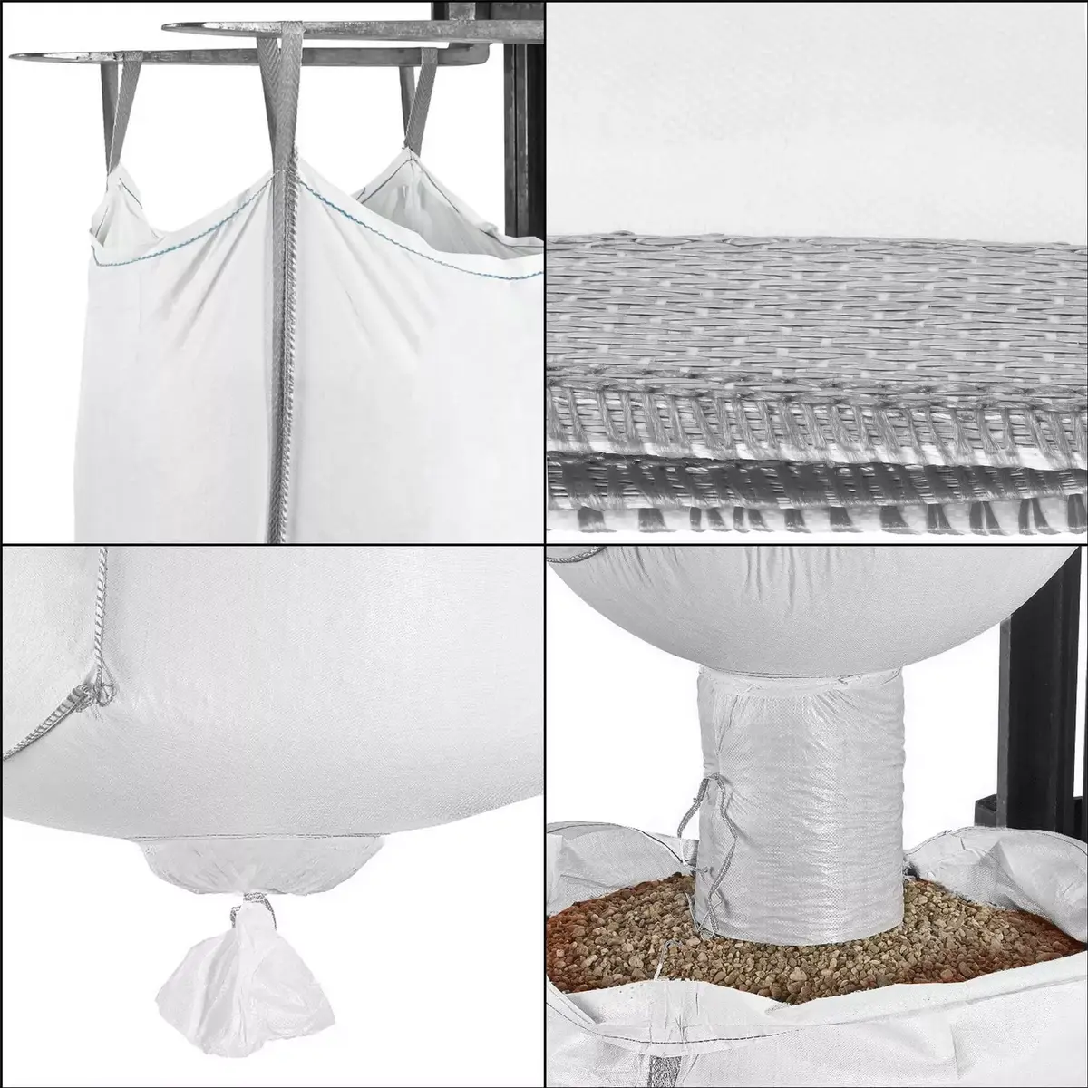 Construction waste bag Springos GA0052 160×90×90 cm Photo 5