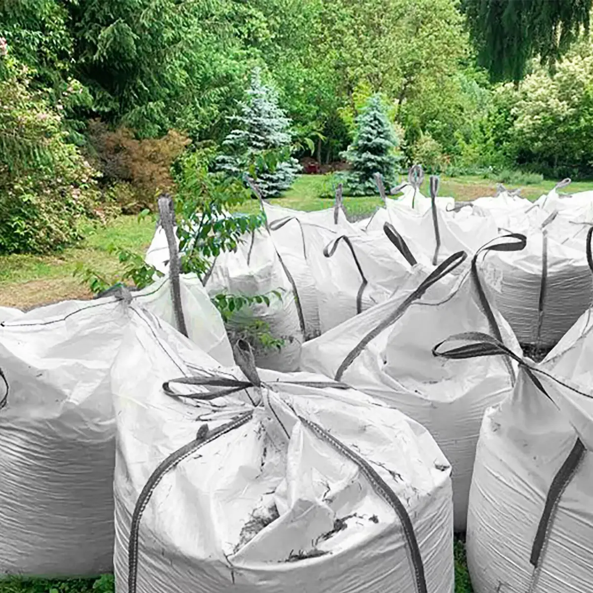 Construction waste bag Springos GA0051 145×90×90 cm Photo 5