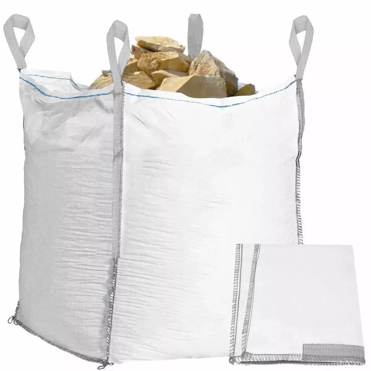 Construction waste bag Springos GA0051 145×90×90 cm Photo 8
