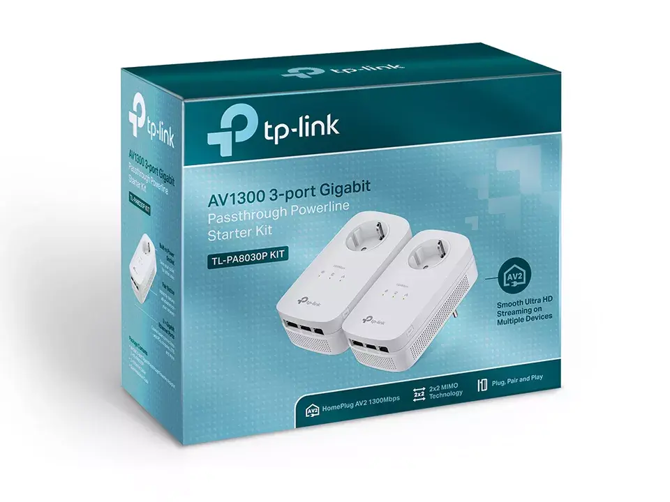 Адаптер PowerLine TP-Link TL-PA8030P KIT Photo 3