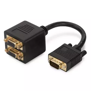 Cable splitter Digitus VGA Monitor Y-splitter cable