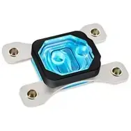 Procesora ūdens bloks AQUA cuplex kryos NEXT RGBpx AM4/AM5, akrila virsma, 925 Silver apdare