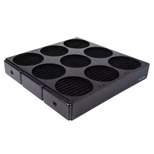 Радиатор Alphacool 14391 — сталь, чёрный, 378 × 360 × 65 мм, 2.27 кг