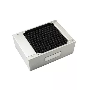 Radiator Watercool 24120 — brass/copper/stainless steel, 158×120×48 mm, 120 mm fan