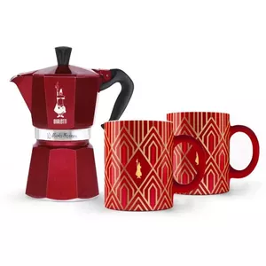 Bialetti Déco Glamor Moka Express Moka pot 0.27 L Blue, Red, White