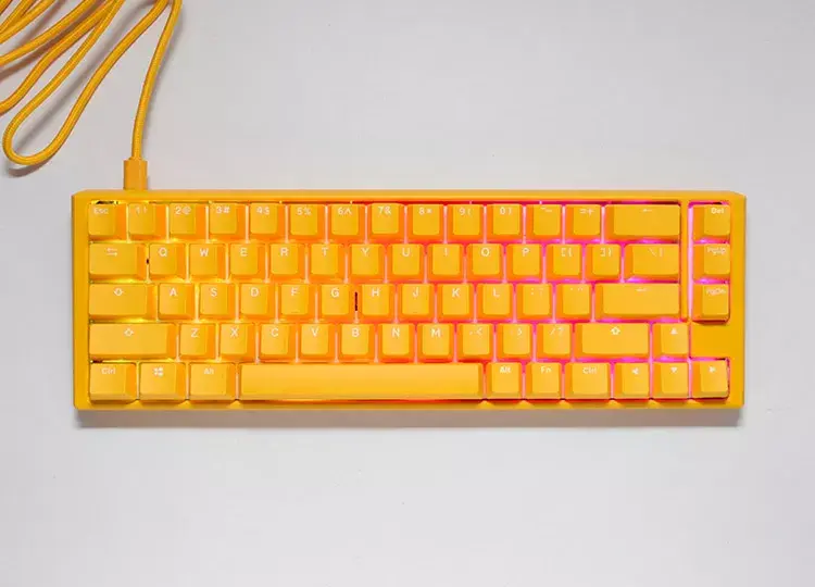 Spēļu tastatūra Ducky One 3 Yellow SF Photo 7
