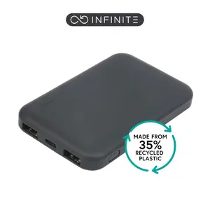 eSTUFF ES641040 Power Bank Black 5000 mAh Lithium Polymer Quick Charge 3.0