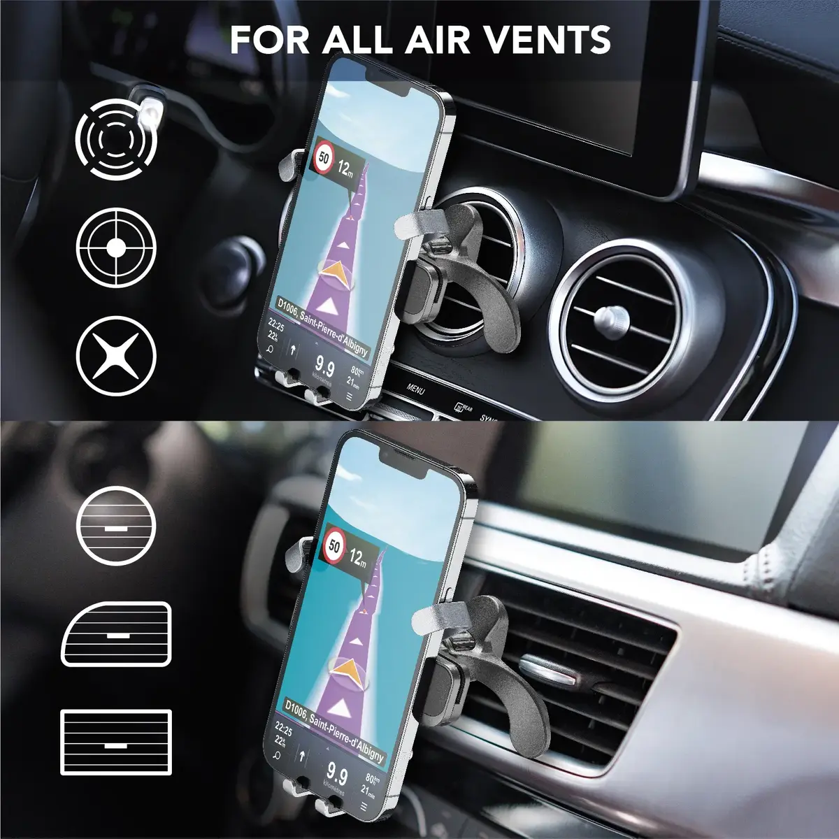 Cellularline Slide Fit Car Phone Holder Photo 5