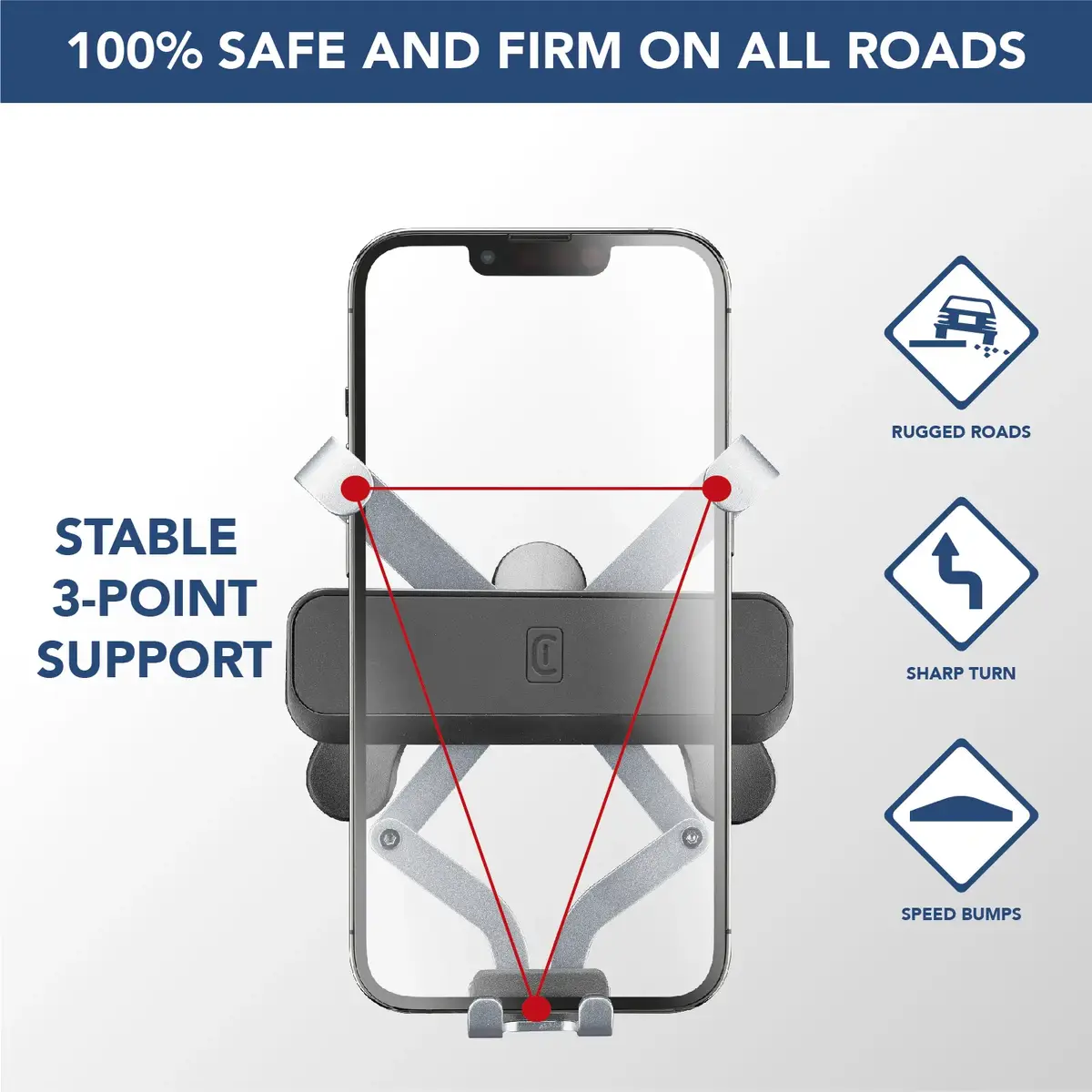 Cellularline Slide Fit Car Phone Holder Photo 7