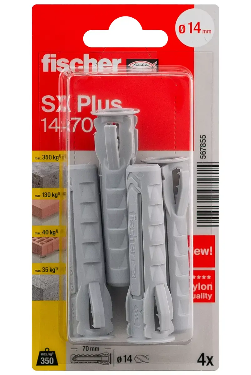 Fischer SX Plus paplašināšanas enkurs 70 mm Photo 2