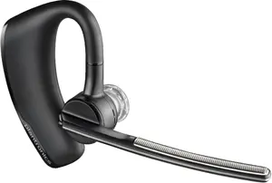 HP POLY Voyager Legend Monaural Wireless Bluetooth Headset with Boom Microphone Charging Stand and USB Cable Black