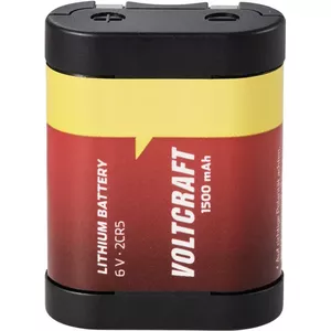Battery Voltcraft 2CR5 Lithium 1500 mAh 6 V – replacement camera and device battery