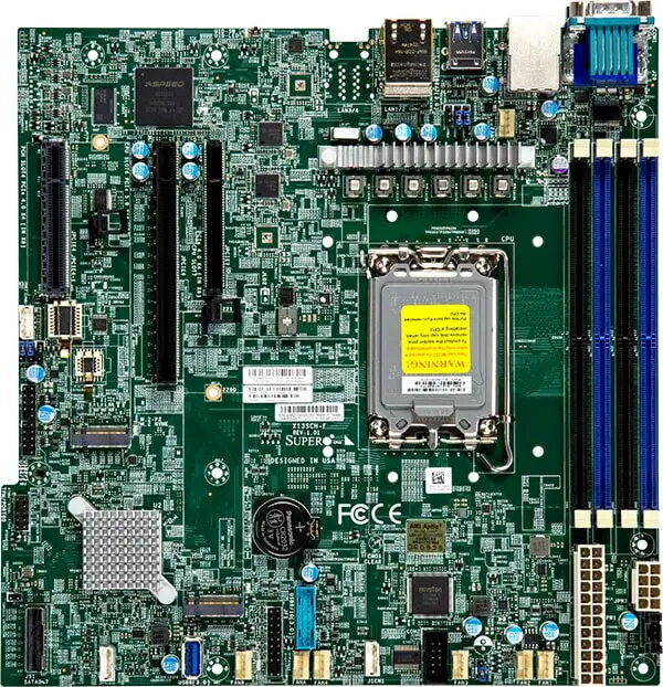 Supermicro MBD-X13SCH-F Micro ATX Servera mātesplate