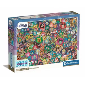 Пазл Clementoni Compact Disney Emoji — 1000 элементов, компактный формат