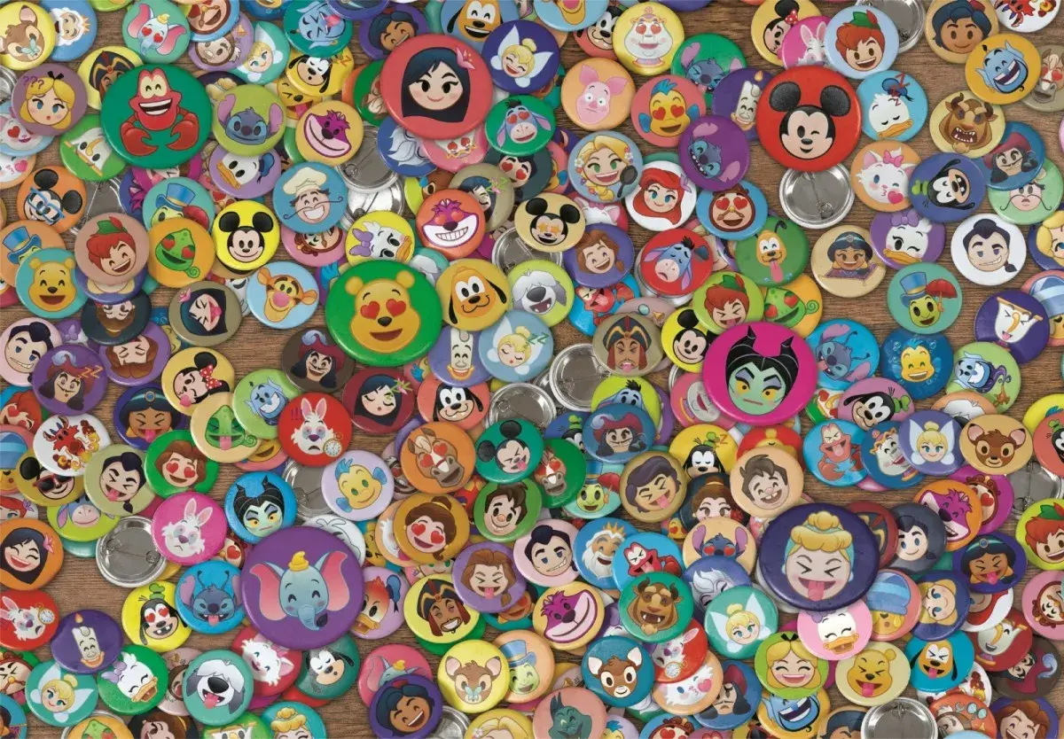 Clementoni Compact Disney Emoji пазл — 1000 элементов Photo 2