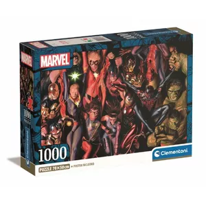Пазл Clementoni Compact Marvel The Avengers, 1000 деталей