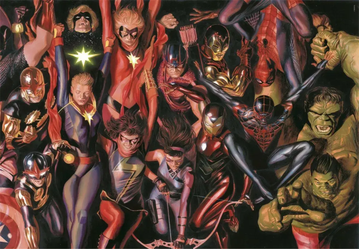 Clementoni 1000 detaļu puzle Compact Marvel The Avengers Photo 2