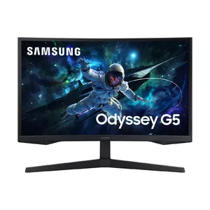 27" Ieliekts LED monitors Samsung G55C LS27CG554EUXEN — 2560×1440 WQHD, 165 Hz, 1 ms (MPRT), VA, HDR10, 1000R