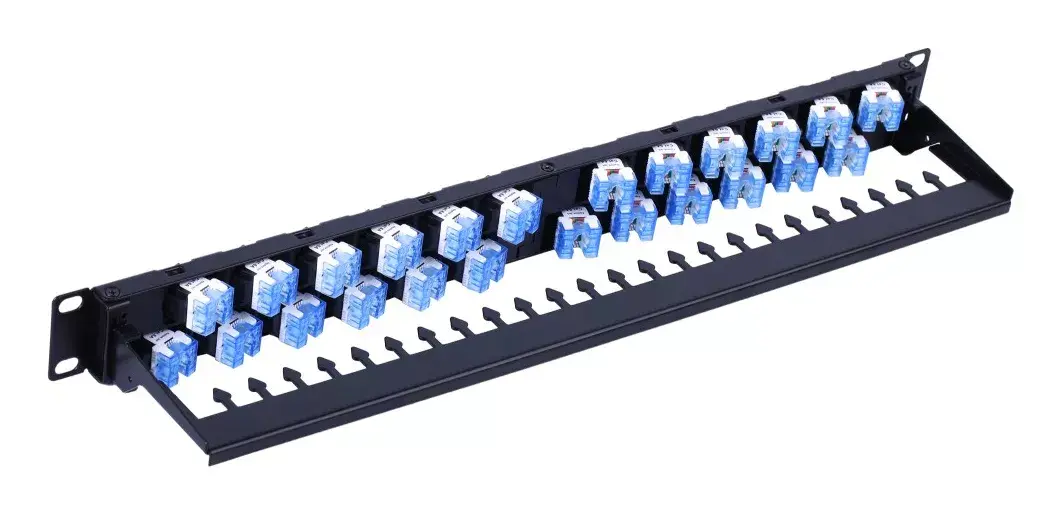 Patch Panel Techly 24 Ports RJ45 Cat.6A Photo 2
