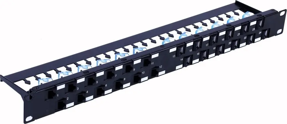 Patch Panel Techly 24 Ports RJ45 Cat.6A Photo 3