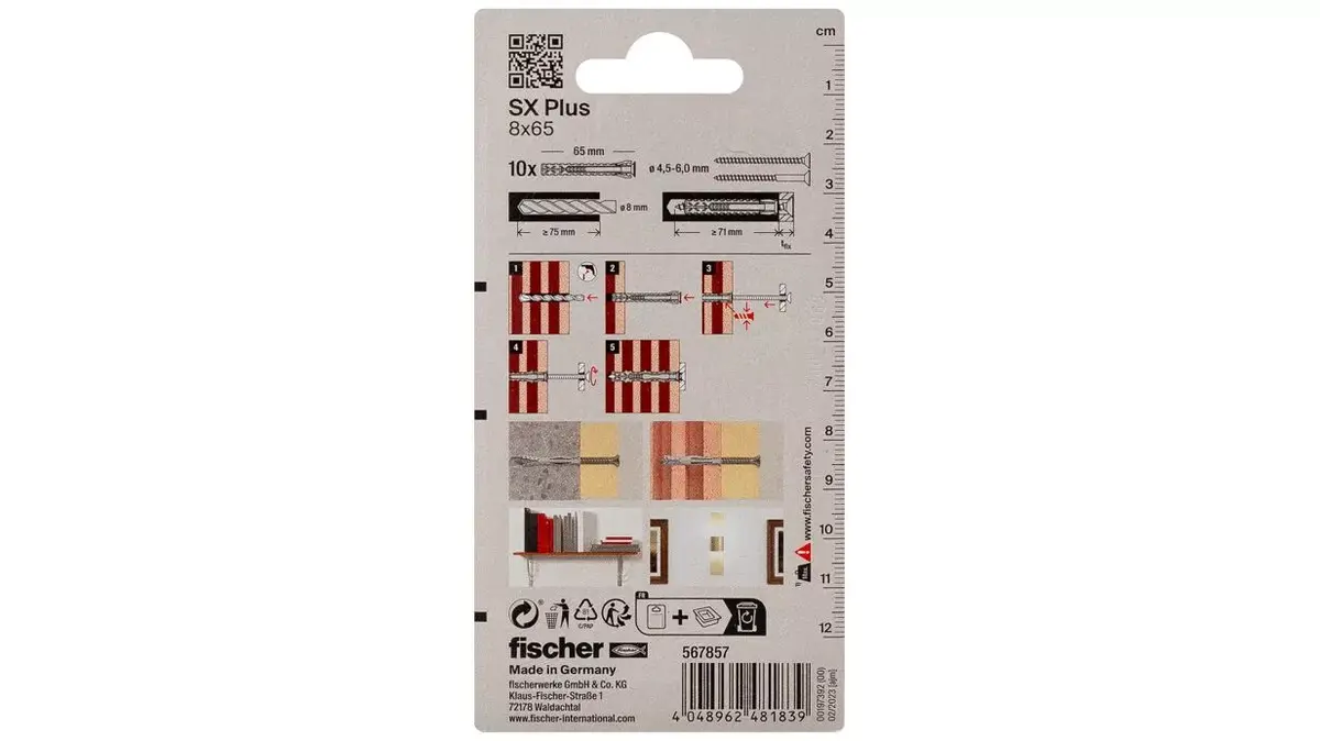 Paplašināšanas enkurs Fischer 567857 Photo 3