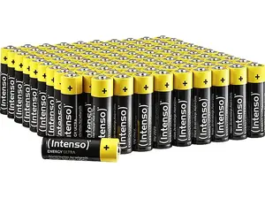 Intenso 7501521 Energy Ultra AA LR06 Sārma vienreiz lietojamā baterija 1.5V 100 gab.